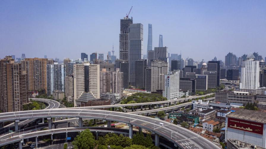 Near-empty roads during a lockdown due to Covid-19 in Shanghai, China, on Tuesday, May 3, 2022. 