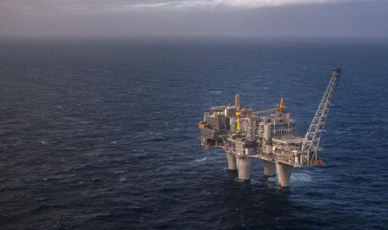 Gas sea platform