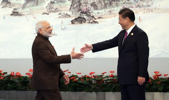 Xi meets Modi