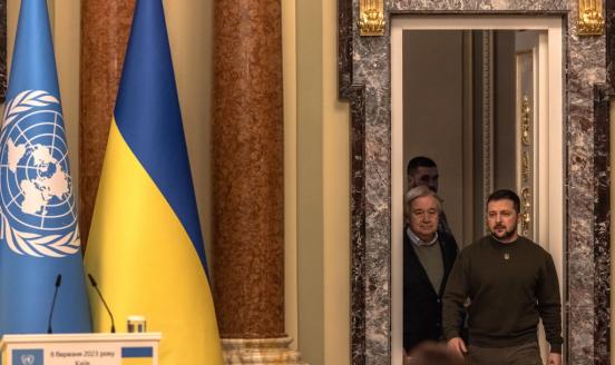 UN Sec-Gen Antonio Guterres Visits Kyiv
