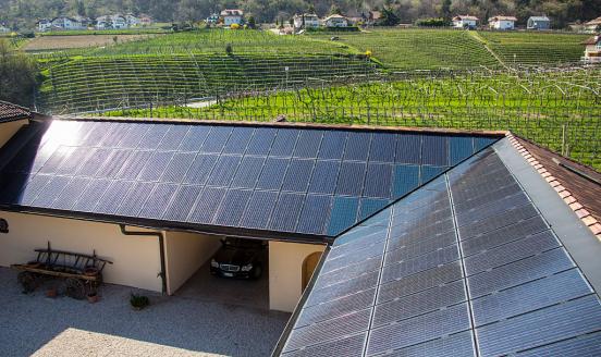 Panoramic view from the Organic farm