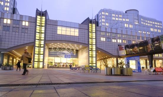 Picture of the European Parliament in Brussels