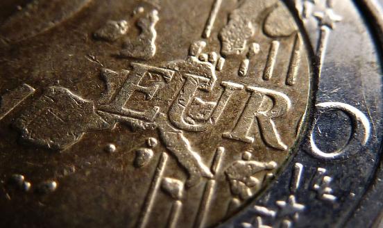 Detail euro coin