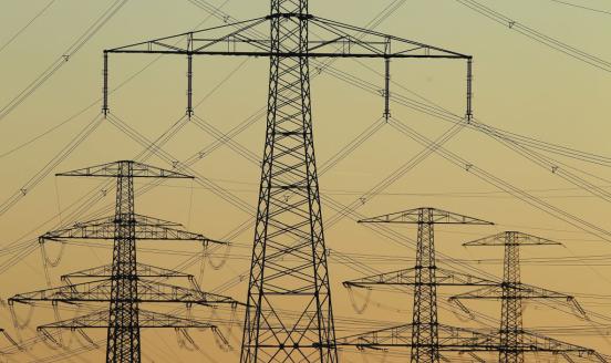Electricity pylons