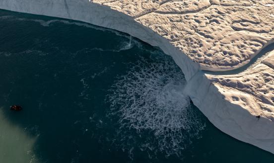 Arctic Ocean melts into Atlantic Ocean due to global warming (Photo by Sebnem Coskun/Anadolu via Getty Images)