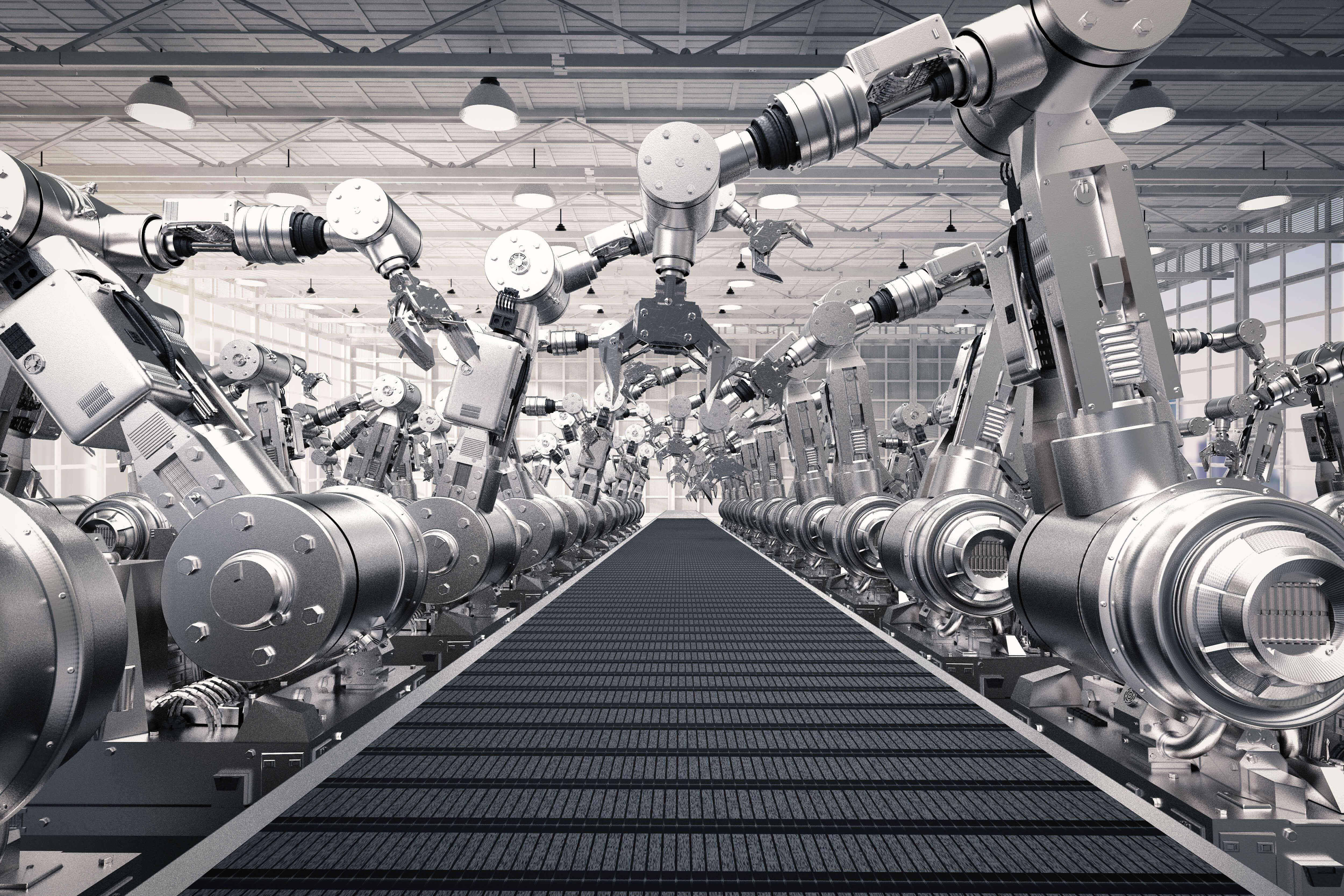 Производство без человека. Робот конвейер. Роботизированные цеха. Промышленные роботы. Роботизированный конвейер.