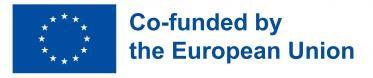 European Union logo with blue text beside it stating 'co-funded by the European Union'