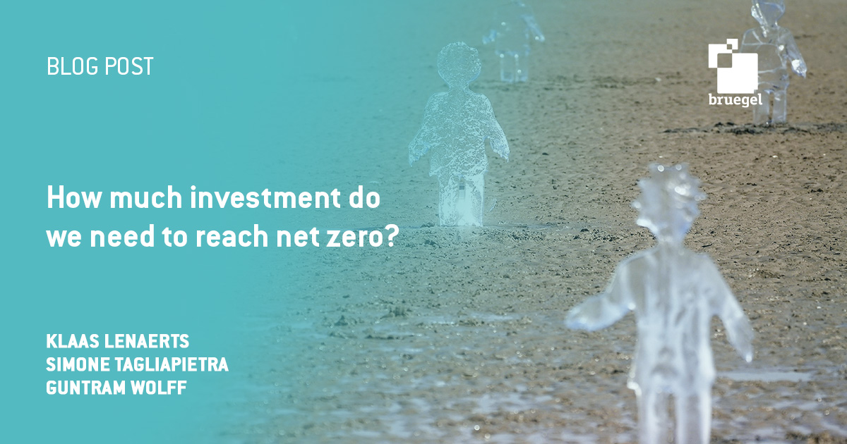 How Much Investment Do We Need To Reach Net Zero Bruegel