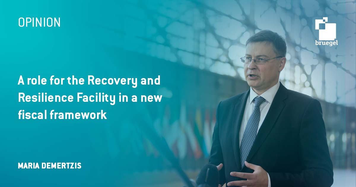 A role for the Recovery and Resilience Facility in a new fiscal framework
